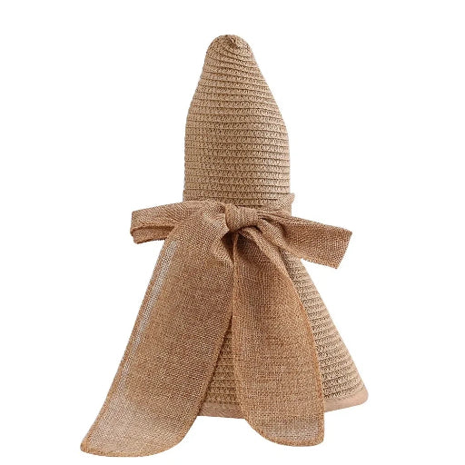Linen Ribbon Beach Hat