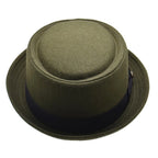 Olive Green Short Brimmed Hat