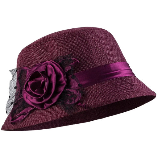 Purple Rose Bell Hat